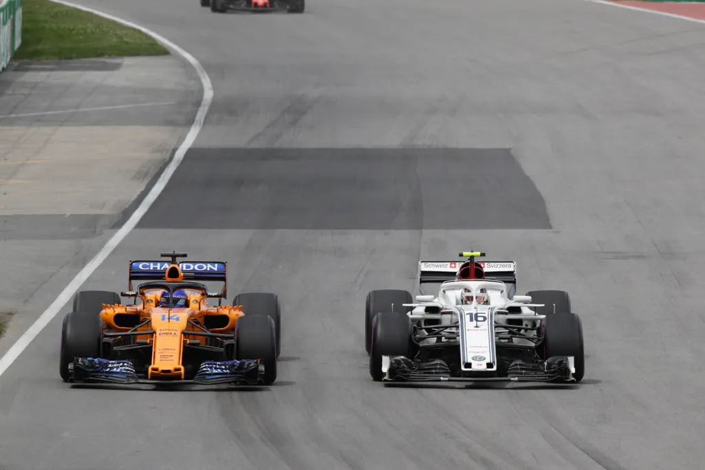 A Forma-1-es Kanadai Nagydíj, Fernando Alonso, McLaren Racing, Charles Leclerc, Sauber F1 Team 