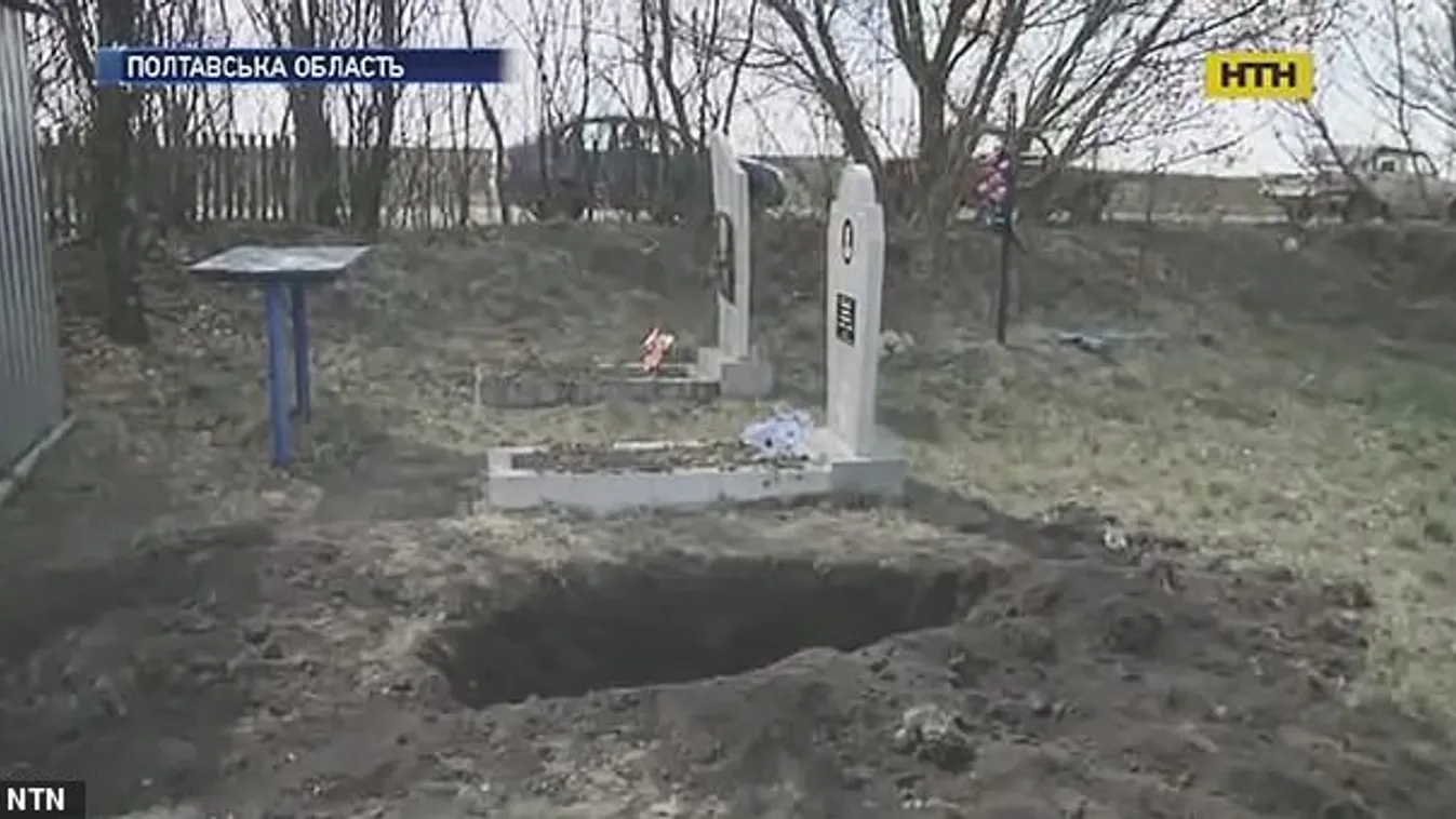 megásta a saját sírját a megkínzott nő, Ukrajna, kikaparta magát a föld alól 