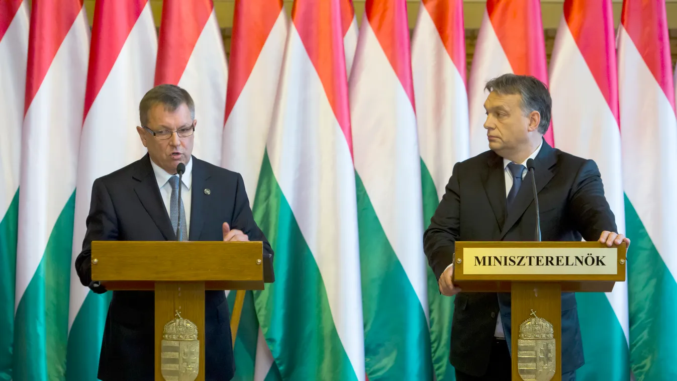 Orbán, Matolcsy, bankrendszer, sajtótájékoztató 