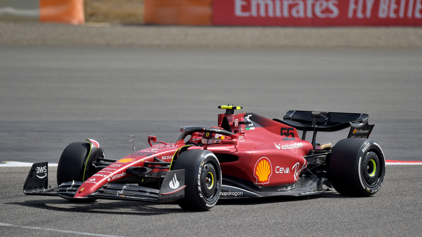 Forma-1, Carlos Sainz, Ferrari, Bahrein teszt 2022, 2. nap 