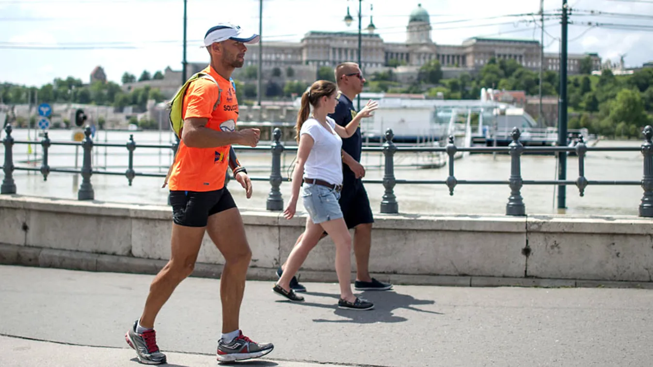 Molnár Péter ultramaratonista, a Duna teljes hosszát végigfutó parasportoló