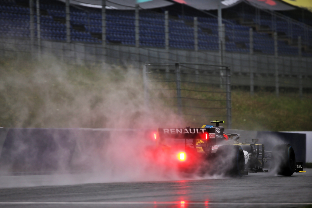 Forma-1, Esteban Ocon, Renault F1 Team, Stájer Nagydíj, eső 