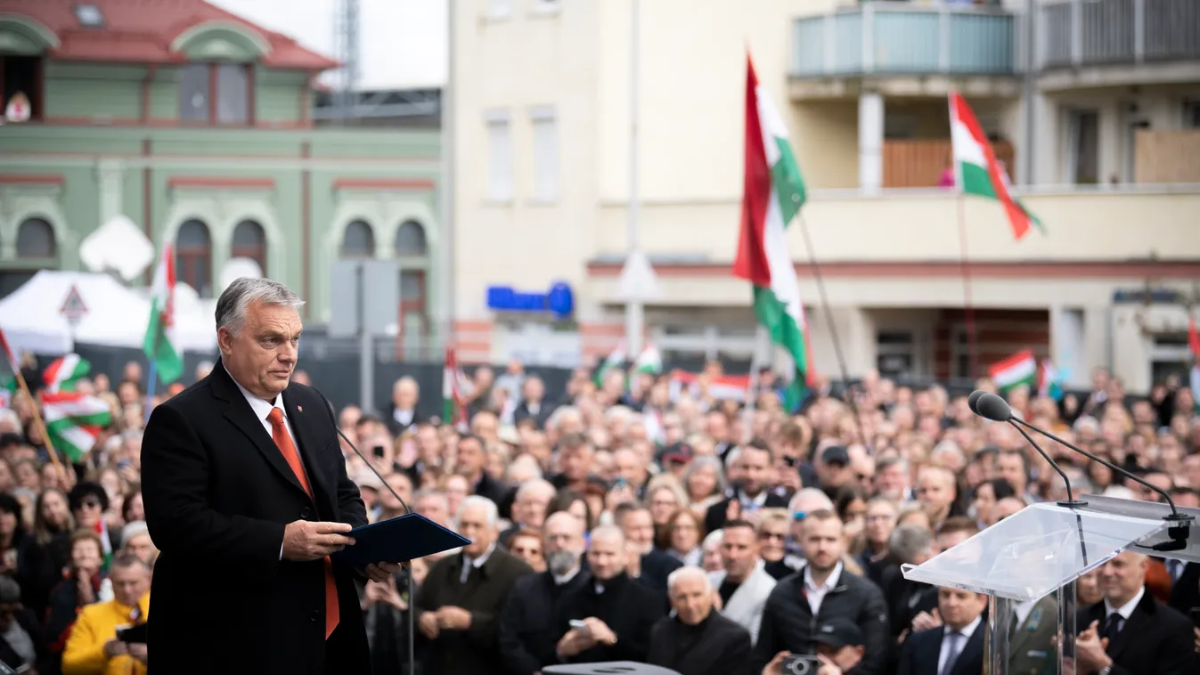 ORBÁN Viktor, beszéd, október 23., ünnepség, zalaegerszeg, 66. évforduló, megemlékezés, szabadságharc, forradalom, 1956, 2022. 10. 23. 