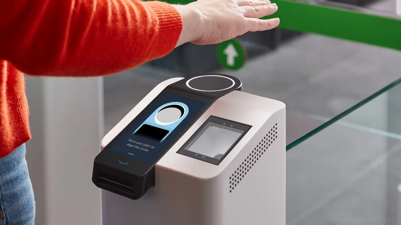 Amazon fizetés
űAmazon expands its biometric-based Amazon One palm reader system to more retail stores 
