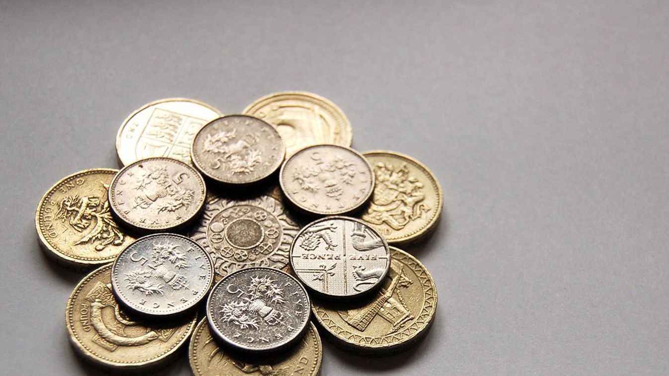 angol pénz, Anglia, pence, penny 