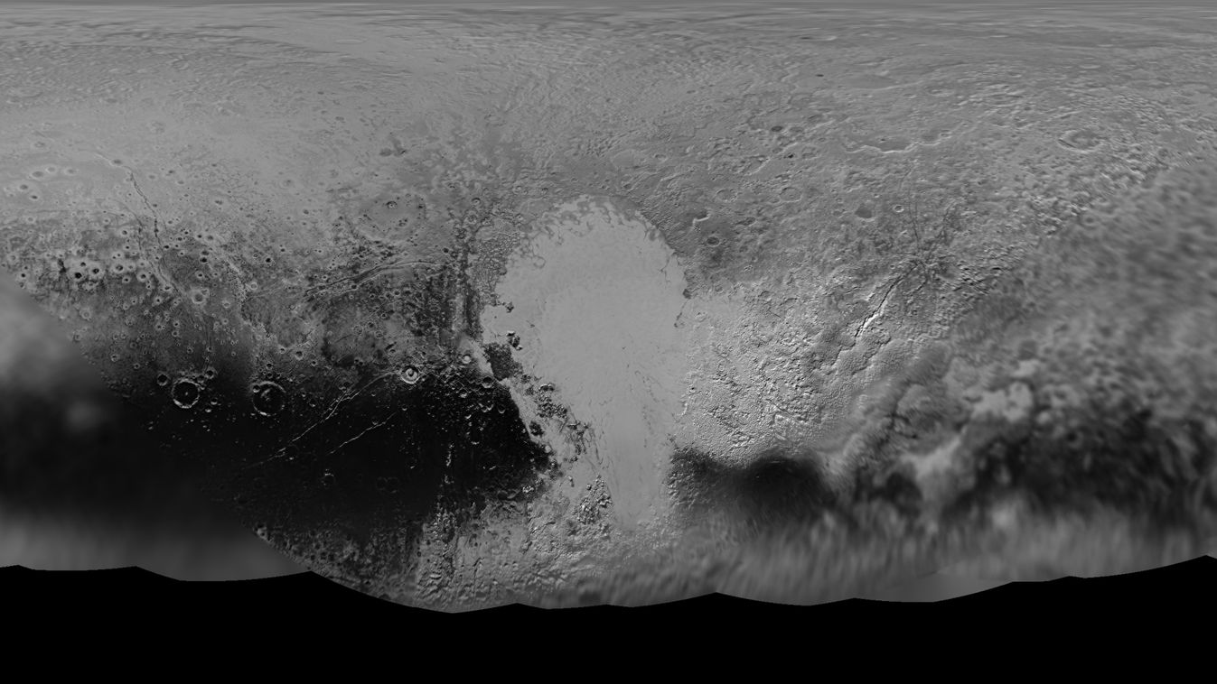 Pluto, térkép 