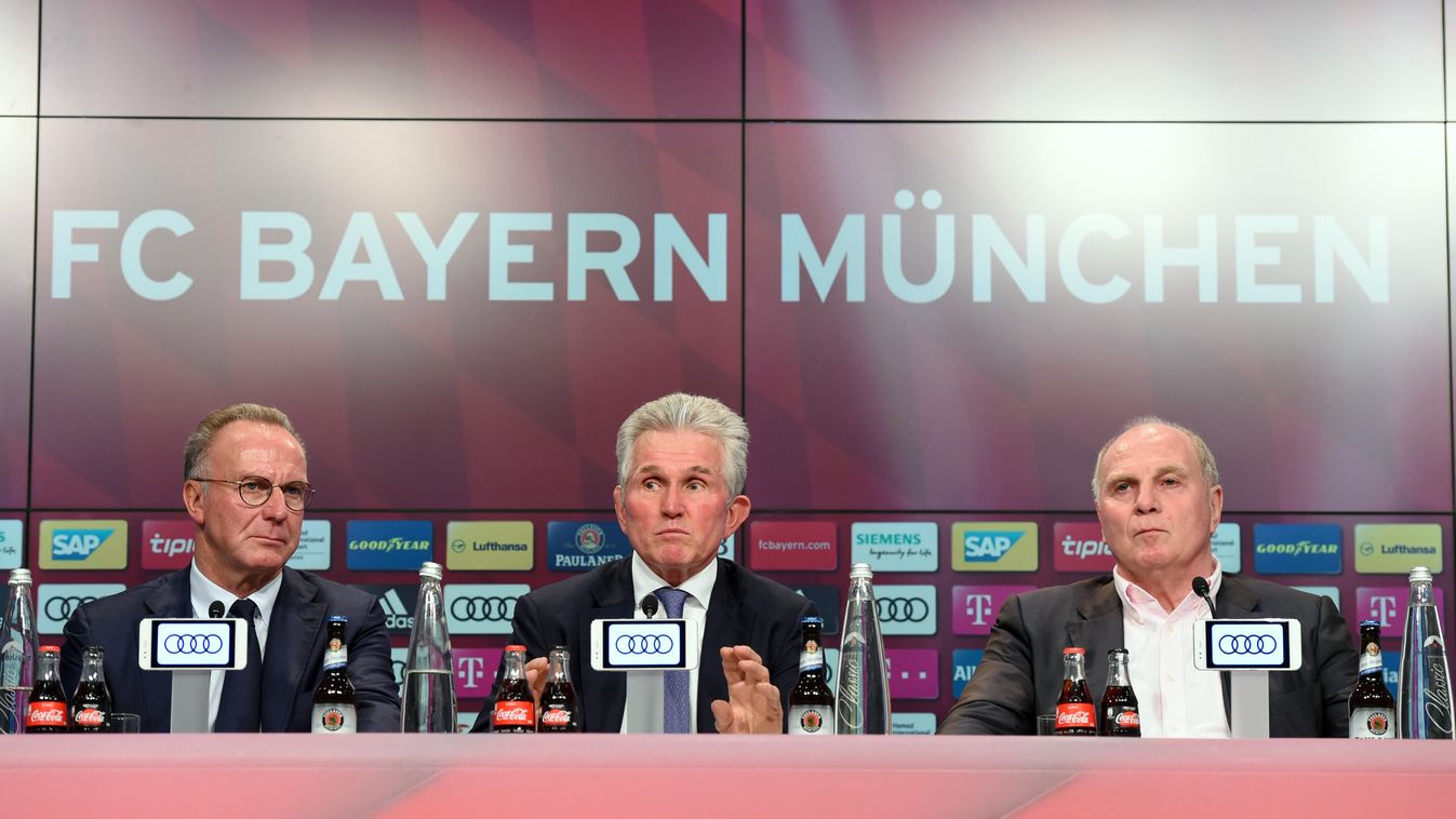 Jupp Heynckes, Karl-Heinz Rummenigge, Uli Hoeness, Bayern Munic 