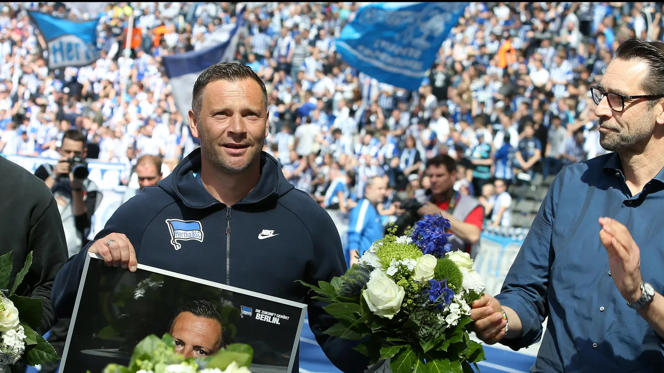 Hertha BSC - Bayer Leverkusen Sports soccer Bundesliga Group Pal Dárdai (Hertha BSC), Dárdai Pál 