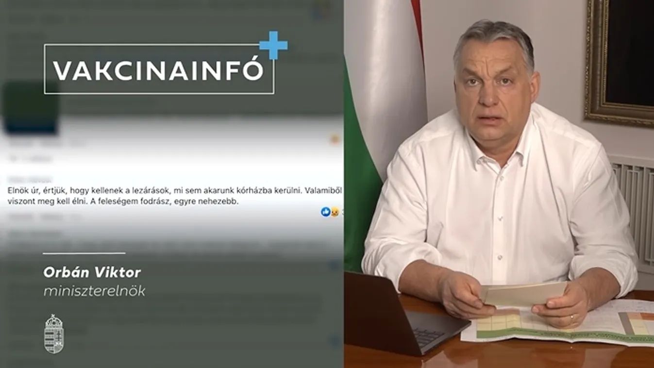 Orbán Viktor, Vakcinainfó+ 