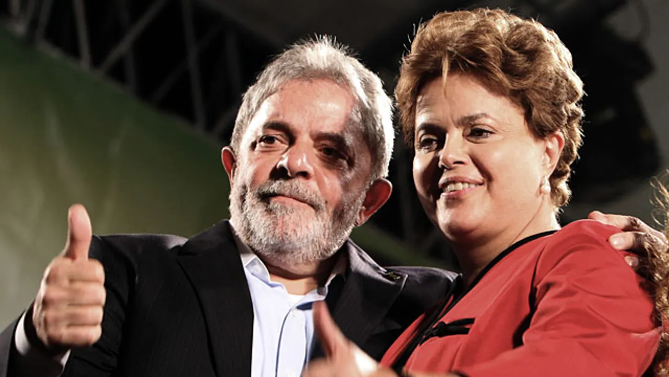 Dilma Rousseff leendő elnök és a jelenlegi brazil elnök, Luiz Inacio Lula da Silva