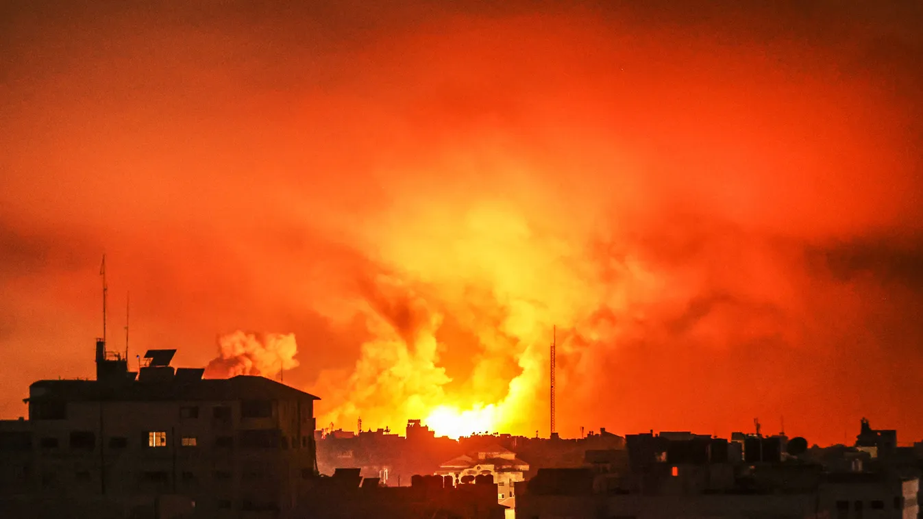Israel's intense airstrikes continue towards Gaza Conflict,Gaza,Humanitarian crisis,Israel,Israeli-Palestinian con Horizontal 