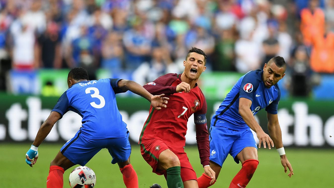 Portugália-Franciaország eb döntő euro 2016 foci eb Ronaldo földön 
