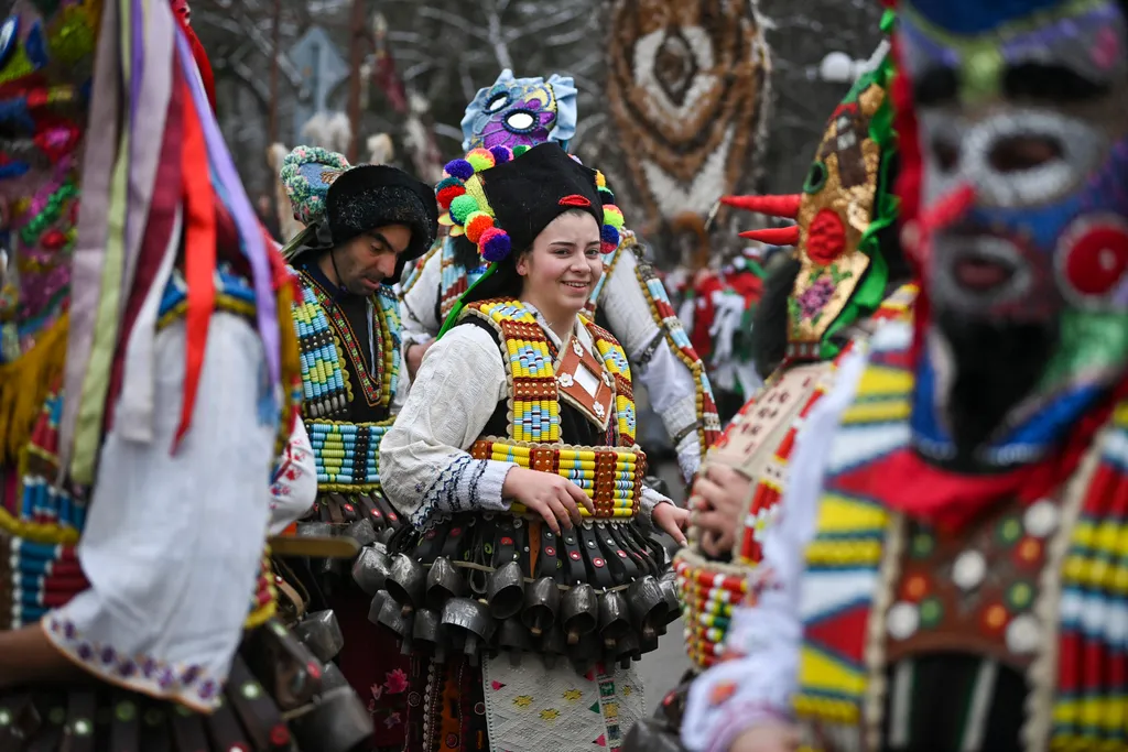 Különleges álarcos fesztivál Bulgáriában, galéria, 2023 