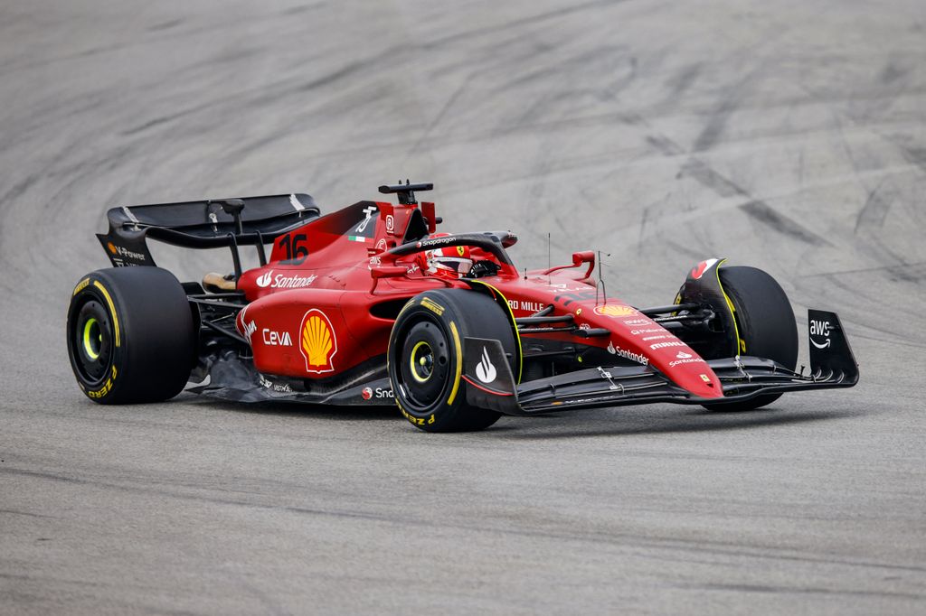 Forma-1, teszt, Barcelona 3. nap, Charles Leclerc, Ferrari 
