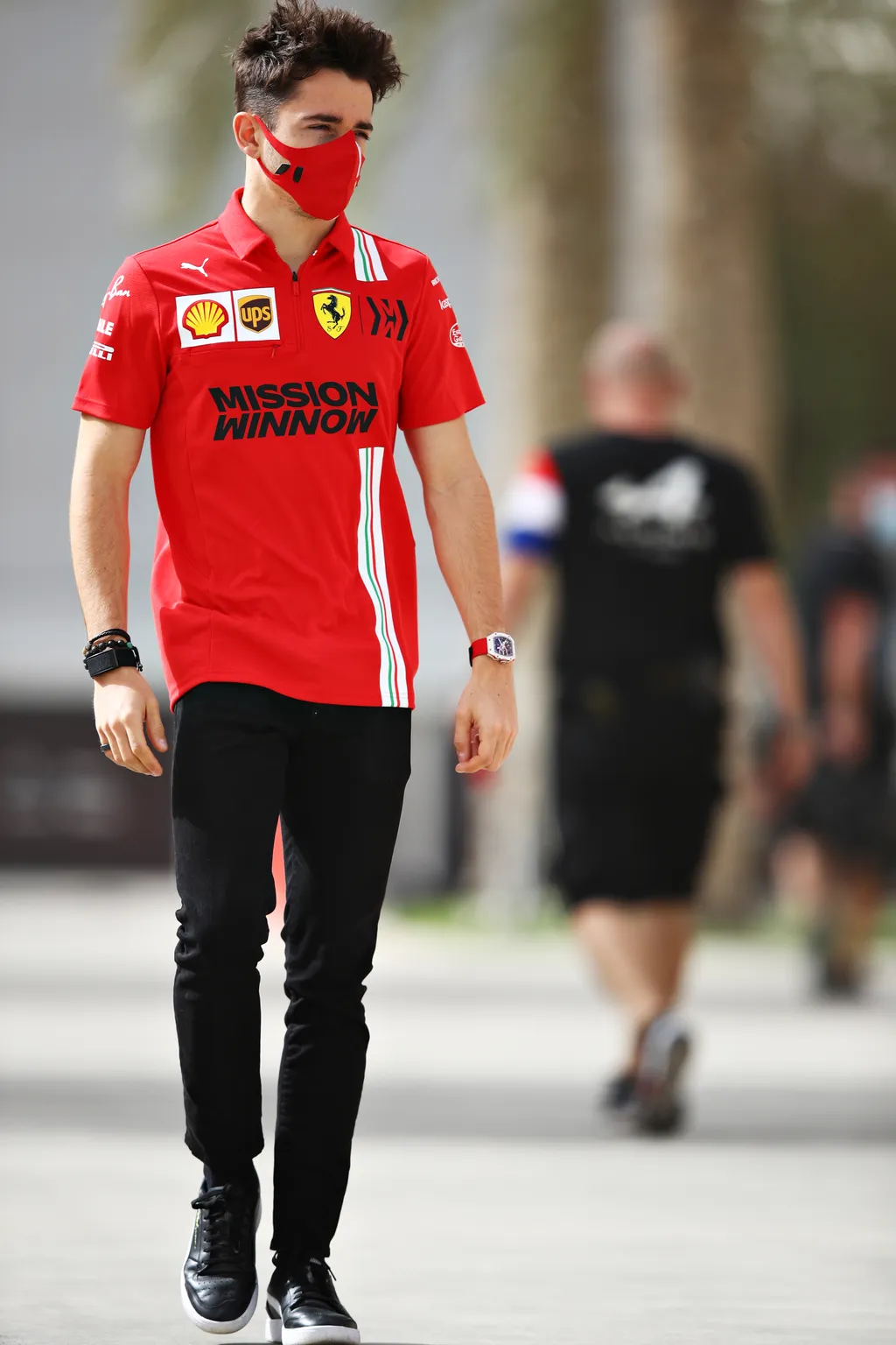Forma-1, Charles Leclerc, Ferrari, Bahrein teszt 2. nap, 2021 