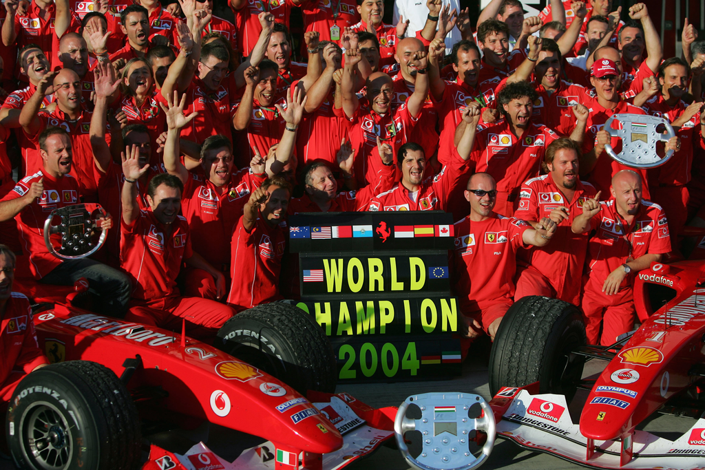 Forma-1, Magyar Nagydíj, Hungaroring, 2004, Michael Schumacher, Rubens Barrichello 