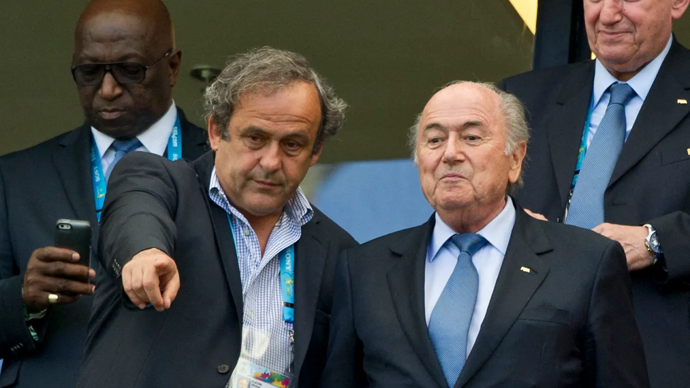 Acquittal for Sepp Blatter and Michael Platini in the trial for dubious payment of millions. Brazil current sports soccer tournament national team national player national jersey international WM2014 national game wm jersey SPORT SPORTS Spo SP soccer 14.2