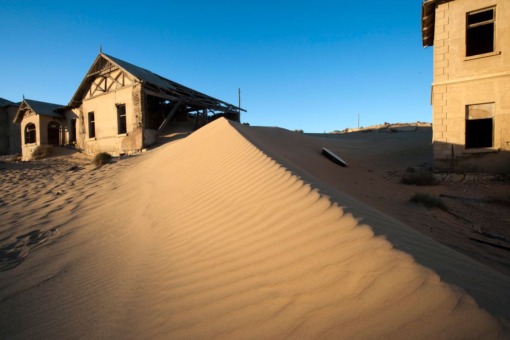 Kolmanskop Kolmannskuppe Namíbia kísértetváros 