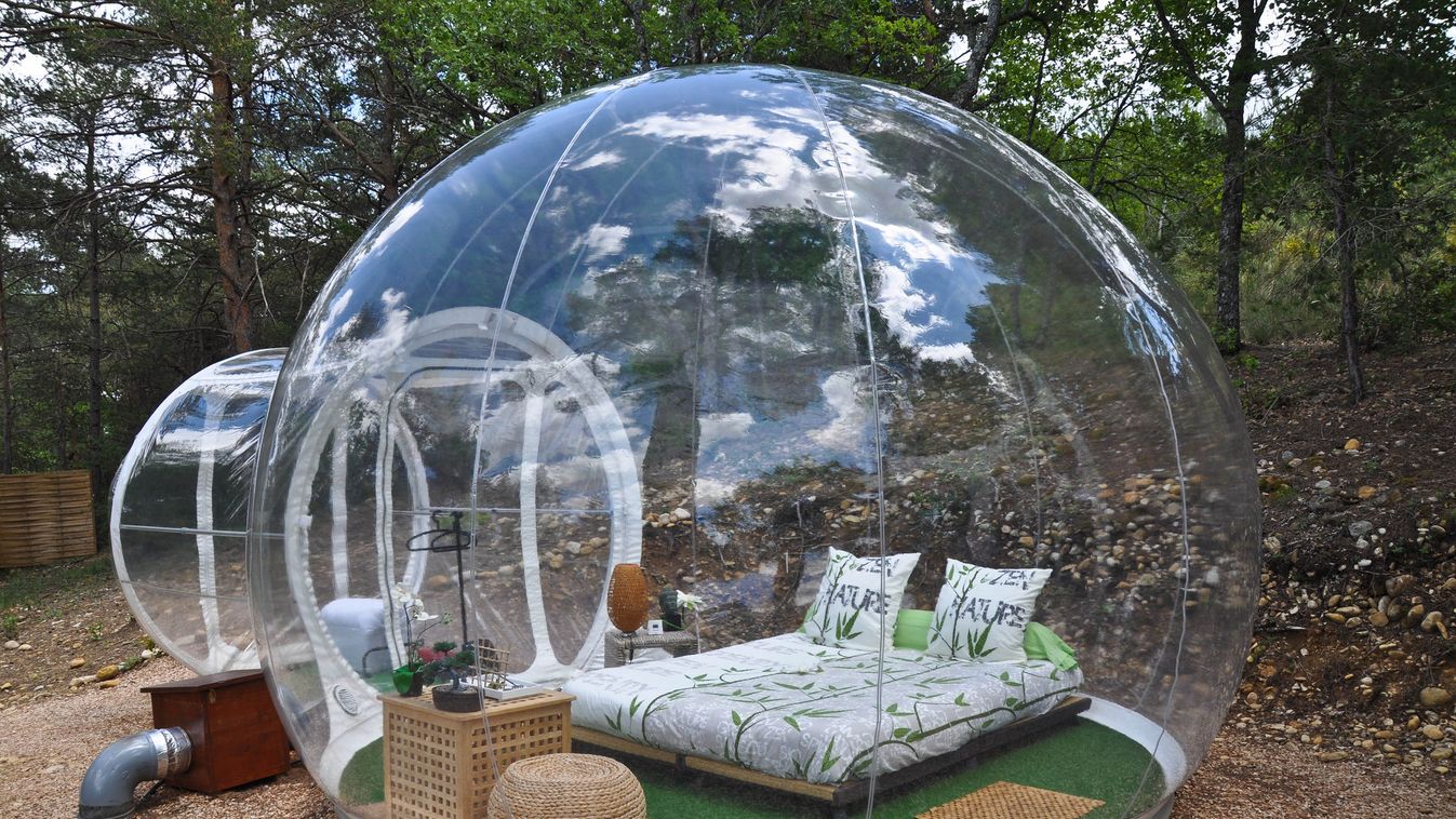 buborék sátor 