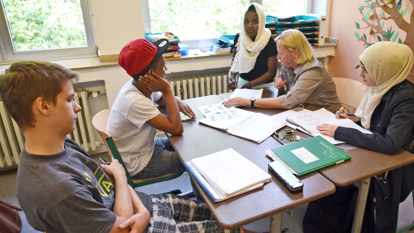 német iskola, bevándorló tanulók 