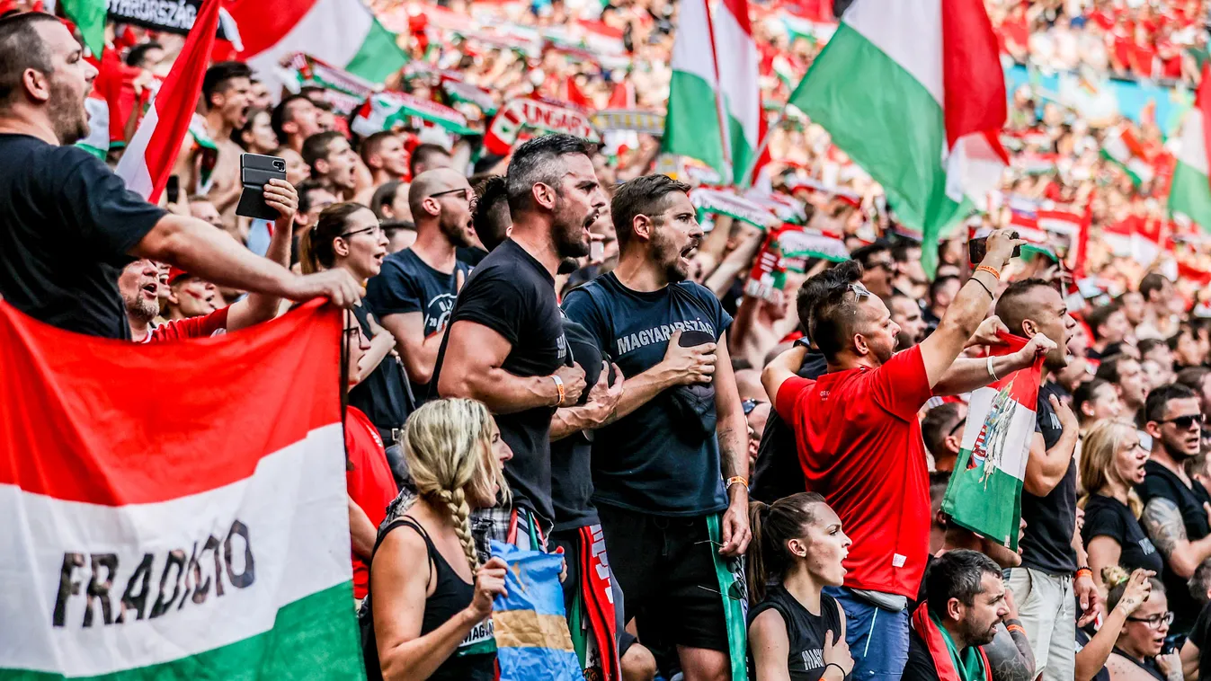 Magyarország - Franciaország, Foci EB, labdarúgó Európa-bajnokság, Euro 2020, labdarúgás, csoportkör, F csoport, Puskás Aréna, Budapest, 2021.06.19. 