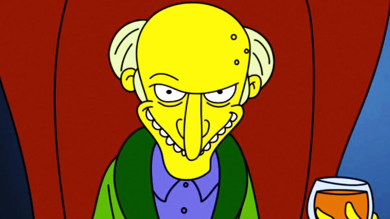 Mr. Burns, Simpson család 
