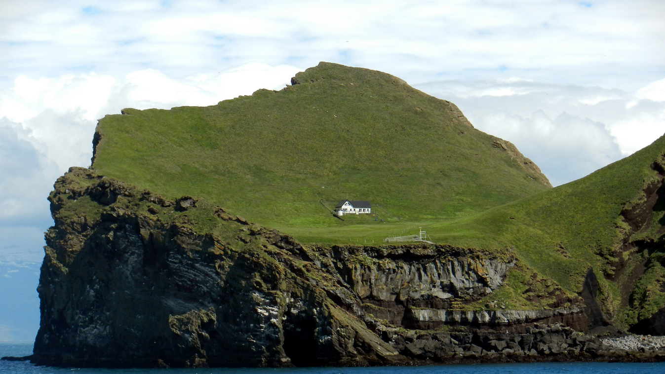 Otthon, Otthonok, amelyek lehetetlennek tűnő helyeken épültek
Izland Elliðaey Island 
