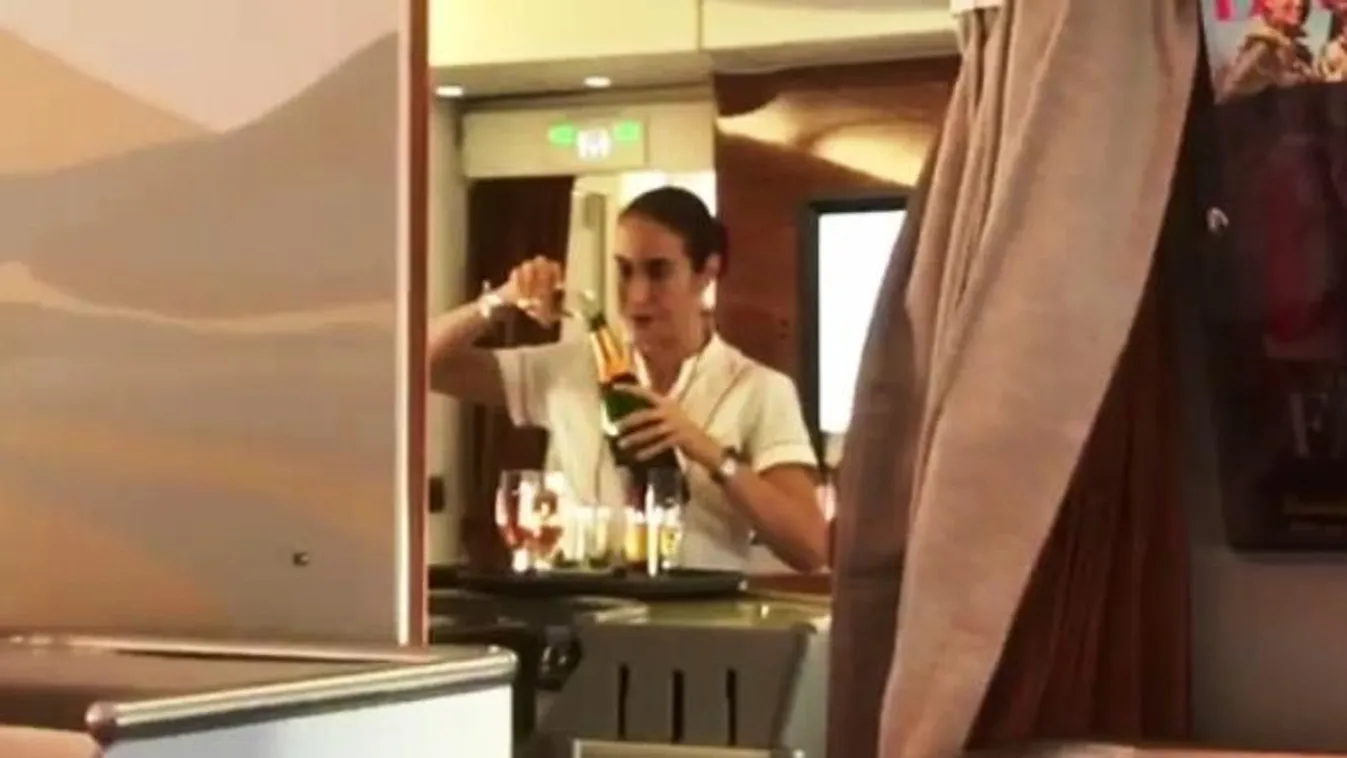 Emirates pezsgő 