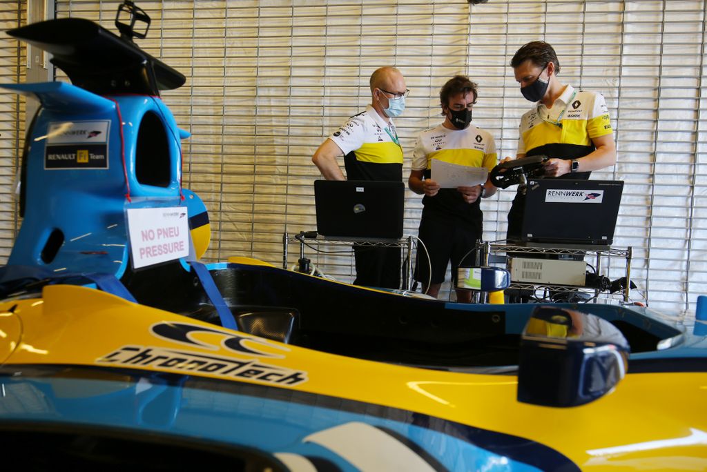 Forma-1, Fernando Alonso, Renault R25, Abu-dzabi Nagydíj 2020, Rennwerk 
