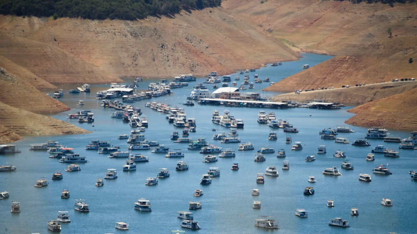 Kaliforniában most már rendszeres, hogy aszályokkal jár a nyár, Oroville-tó víztározó, gát, - galéria environment drought climate water Horizontal 