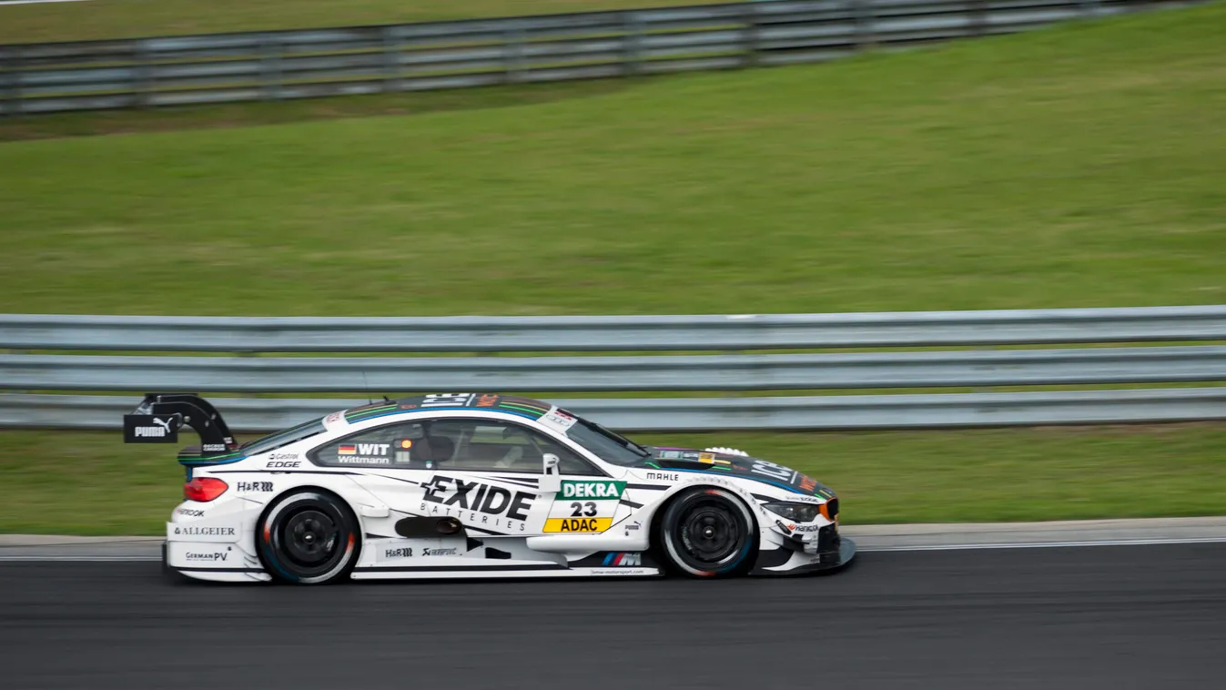 Mogyoród, 2014. június 1.
Marco Wittmann, a BMW német pilótája a német túraautó-bajnokság (DTM) magyarországi futamán a mogyoródi Hungaroringen 2014. június 1-jén.
MTI Fotó: Marjai János 