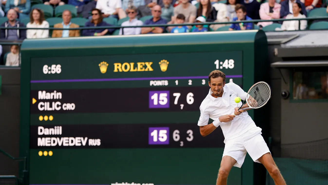 Danyiil Medvegyev Daniil Medvedev tenisz Wimbledon 