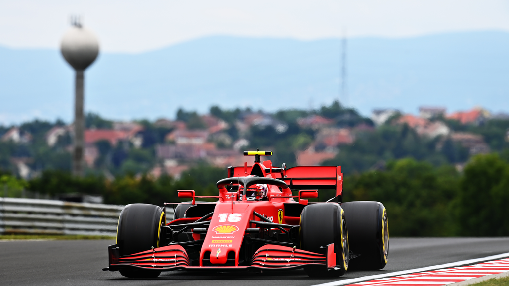 Forma-1, Charles Leclerc, Ferrari, Magyar Nagydíj 2020, péntek 