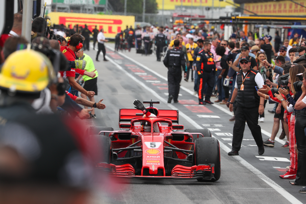 A Forma-1-es Kanadai Nagydíj, Sebastian Vettel, Scuderia Ferrari 