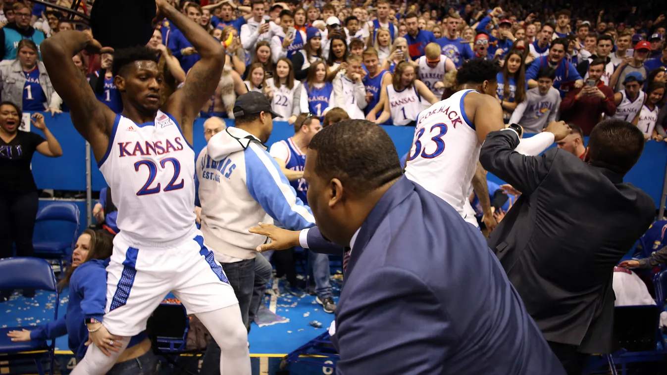 Kansas State v Kansas GettyImageRank2 SPORT men's college basketball BASKETBALL 