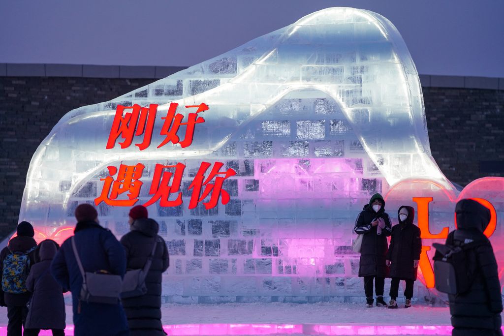 Hószobor-kiállítás Kínában, Harbin, Kína, galéria, 2022 