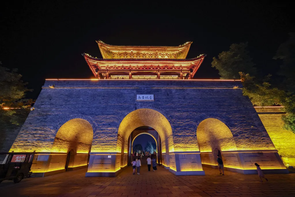 Tajercsuhang Tai'erzhuang ancient town Kína 