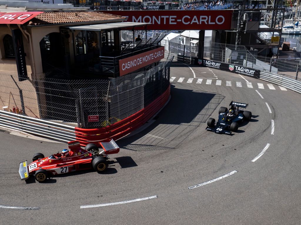 Forma-1, Grand Prix de Monaco Historique, Jean Alesi, Ferrari 312B3, Marco Werner, Lotus 77 