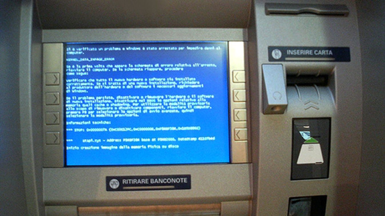 Vége az XP-nek, mi lesz a bankautomatákkal? ATM, pénzautomata, Windows, 