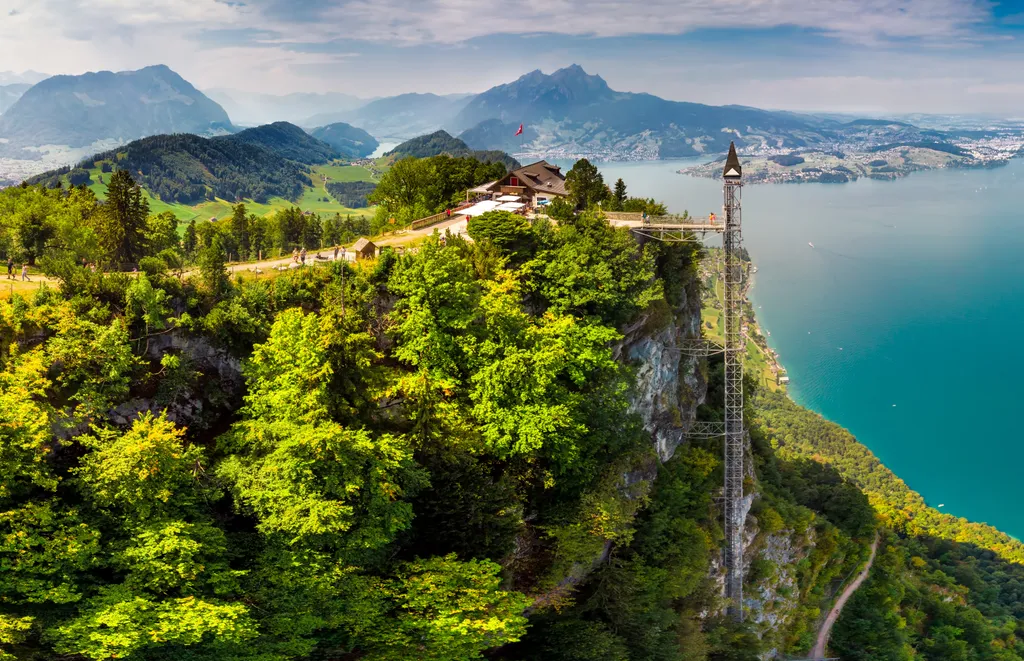 Hammetschwand, Lift, legmagasabb, kültéri, felvonó, Svájc, 