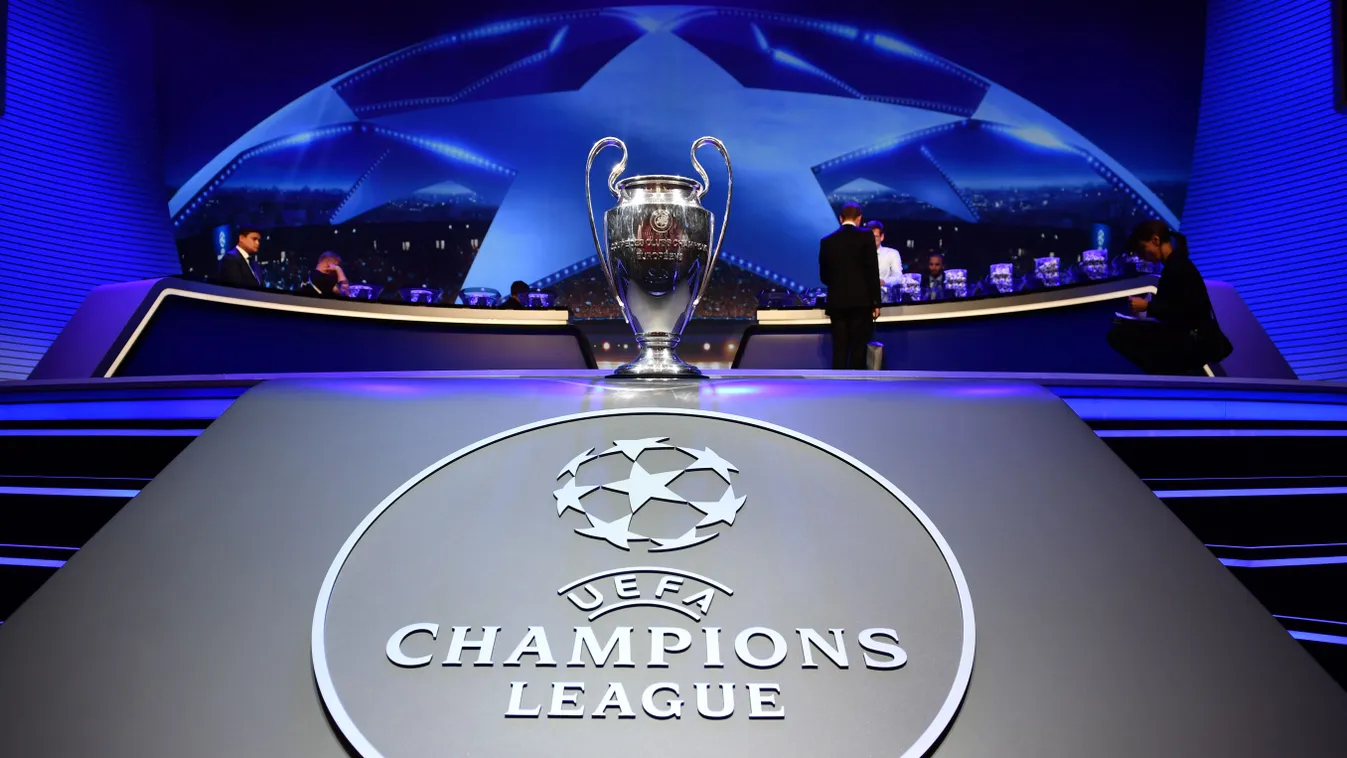 UEFA Champions League 2017-18 GS Draw UEFA Champions League Monaco TROPHY draw ceremony Monte Carlo The UEFA Champions League trophy UEFA Champions League trophy Group Stage Drawn Ceremony 2017-18 Group stage draw 