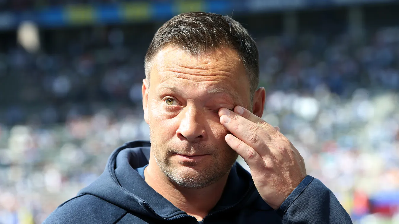 Hertha BSC - Bayer Leverkusen Sports soccer Bundesliga Single Disappointed Pal Dárdai (Hertha BSC), Dárdai Pál 