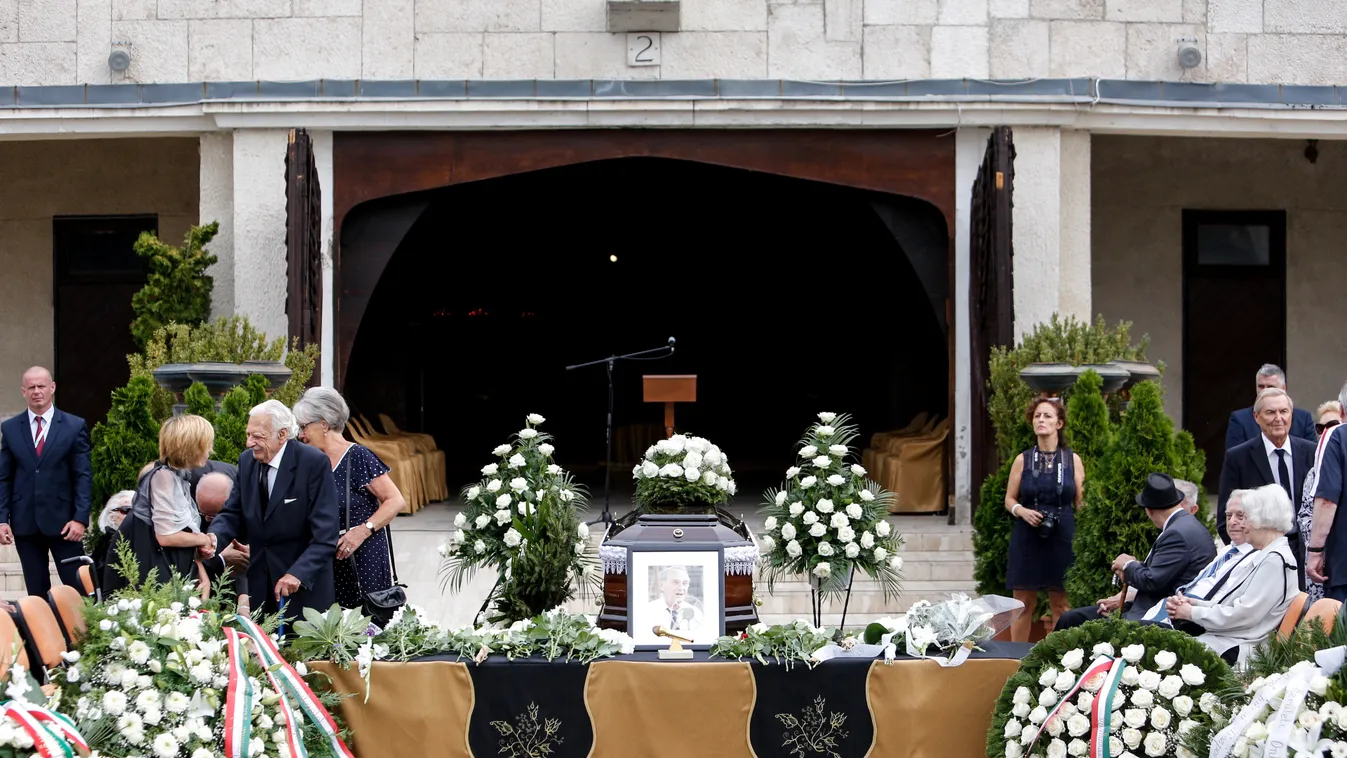 Szepesi György temetése, Farkasréti Temető, rádióriporter 