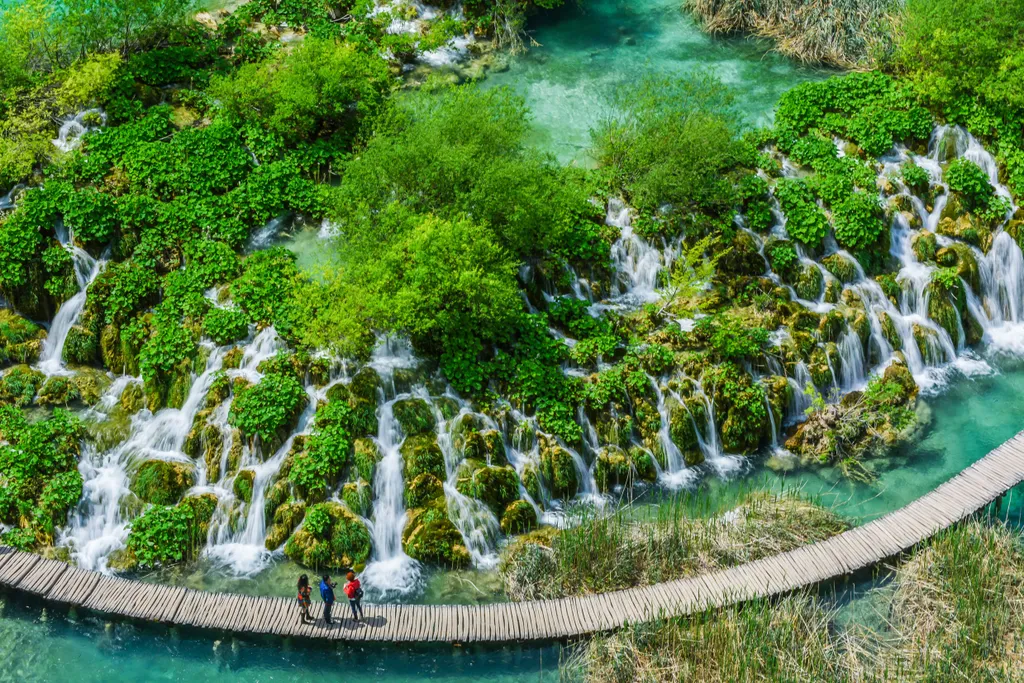 Plitvicei-tavak, Horvátország, Plitvice, tó, Croatia 