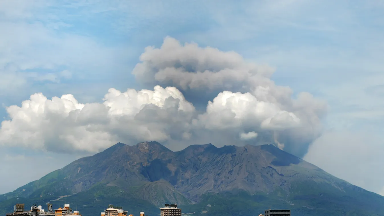 vulkán, Japán 