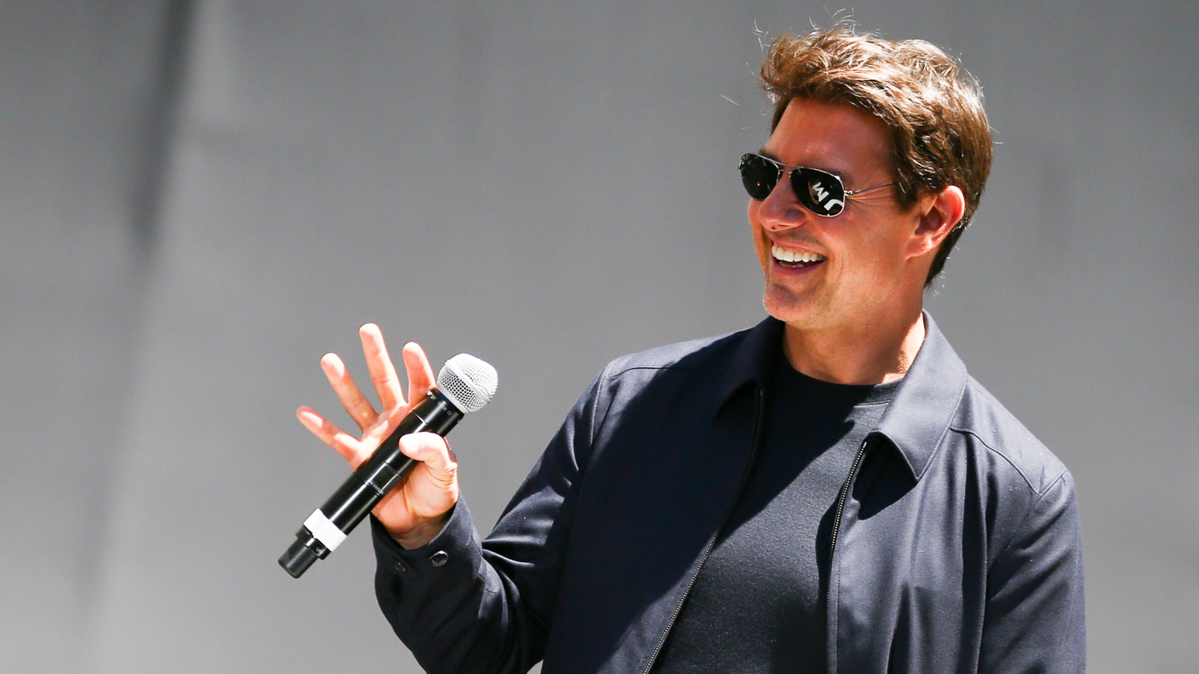 Tom Cruise A múmia című filmet népszerűsíti május 20-án Hollywoodban 