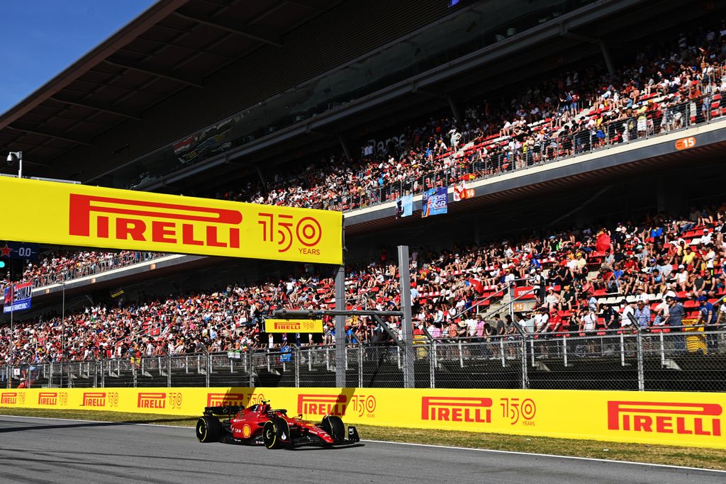Forma-1, Carlos Sainz, Ferrari, Spanyol Nagydíj 2022, péntek 
