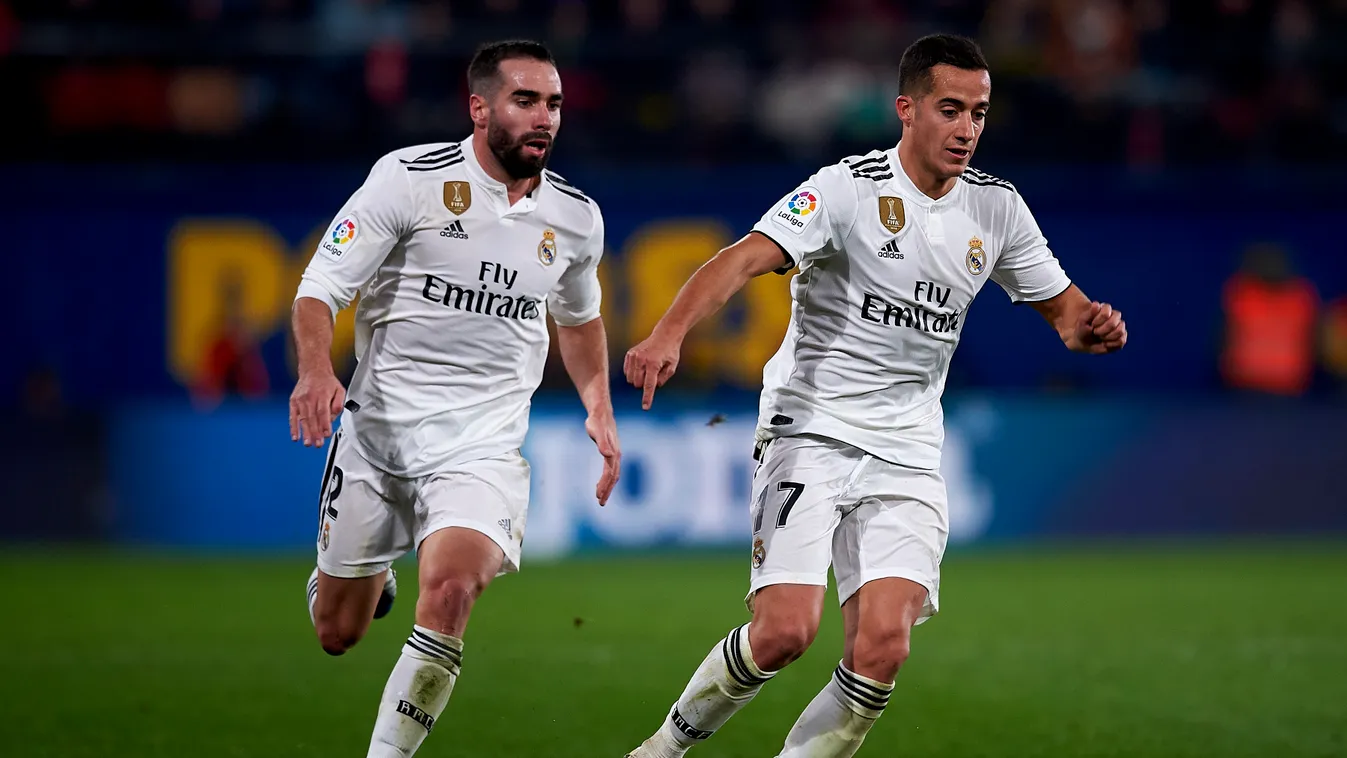 Villarreal CF v Real Madrid CF - La Liga Villarreal CF Real MadridLa Liga week 17 soccer FOOTBALL Spain Lucas Vazquez Daniel Carvajal 