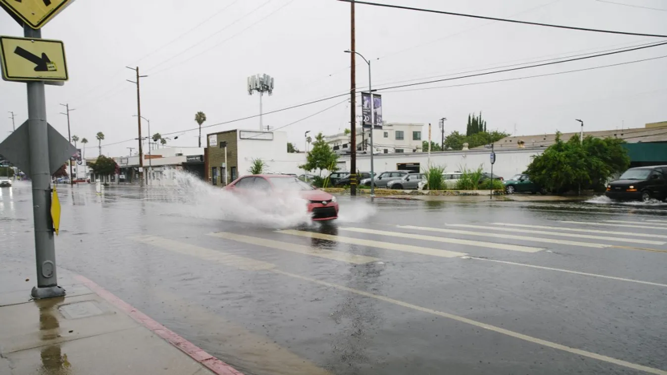 Tropical Storm Hilary in California California,CAR,cars,city,Disaster,flood,flooded,Los Angeles,Natu Horizontal 