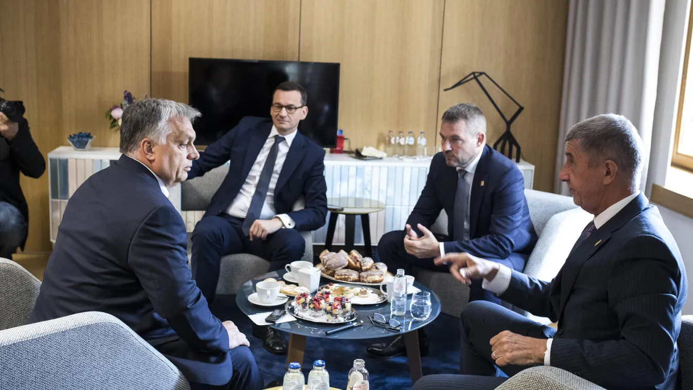 PELLEGRINI, Peter; ORBÁN Viktor; MORAWIECKI, Mateusz; BABIS, Andrej 